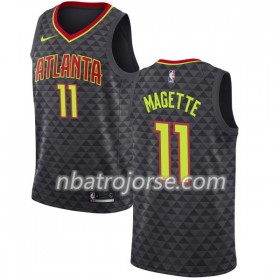 Män Atlanta Hawks Tröja Josh Magette 11 Nike 2017-18 Svart Swingman